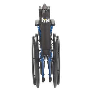 Blue Streak Wheelchair Flip Back Desk Arm (FBD) Swing Away Foot Plates (SF) 250lbs