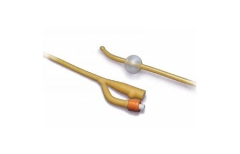 Covidien Dover Silicone Coated Latex Foley Catheter 5 ml 2-Way Retention 18 Fr 10/bx