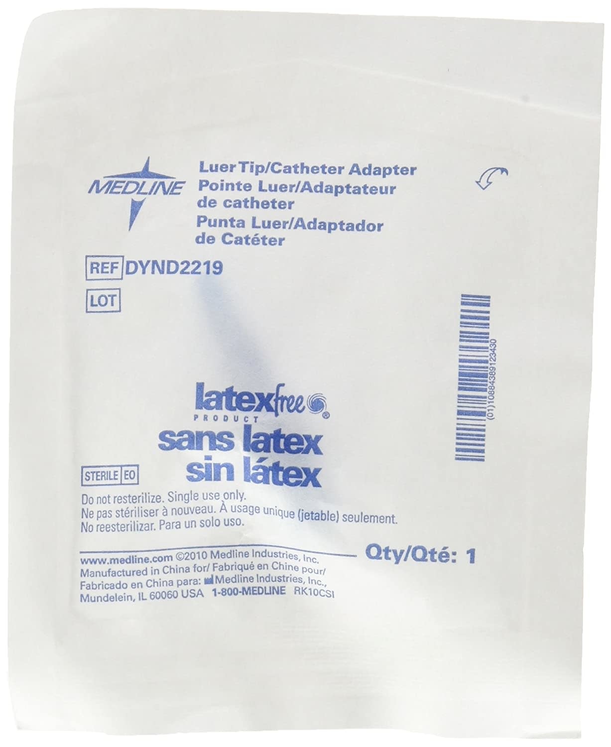 ML-MedLine Medline Sterile Catheter Tip Adapter