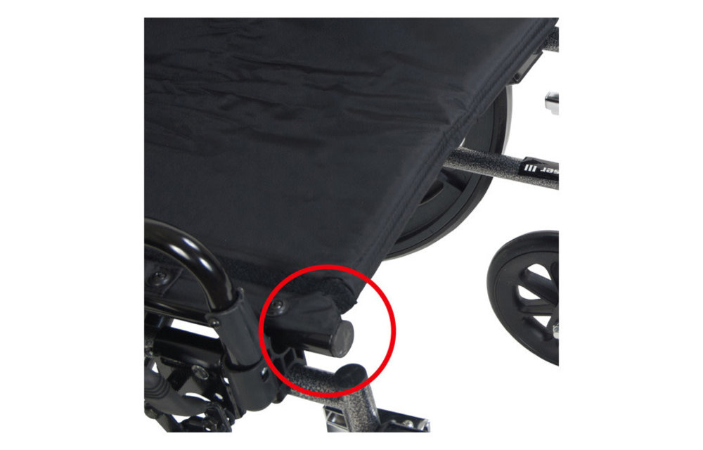 Cruiser X4 Wheelchair Adjustable Seat Height Detachable Full Arm (ADFA) Standard Footplates (SF) 300lbs