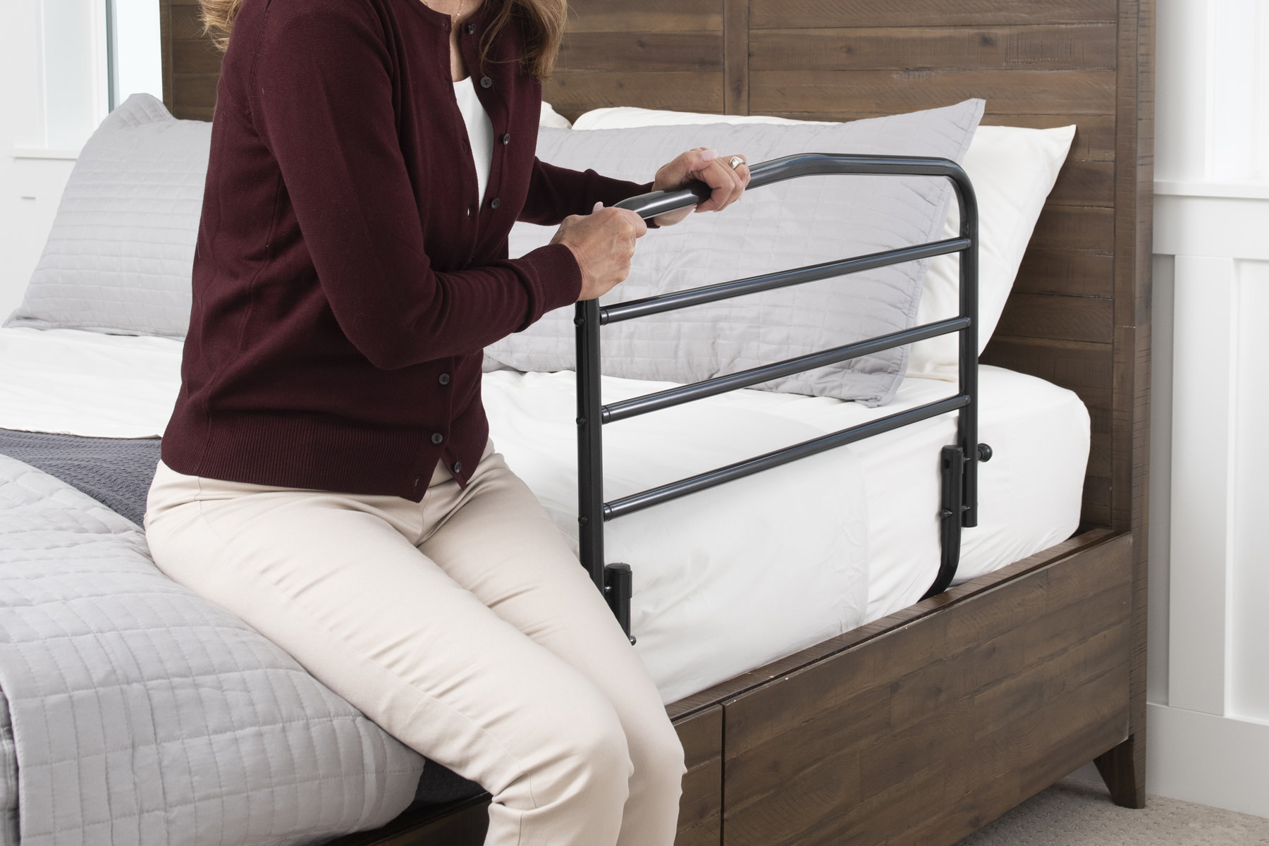 Stander 30" Two-in- One Safety Bed Rail 300lbs