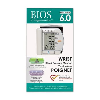 BOS-BIOS Bios Wrist Blood Pressure Monitor 6.0  W100