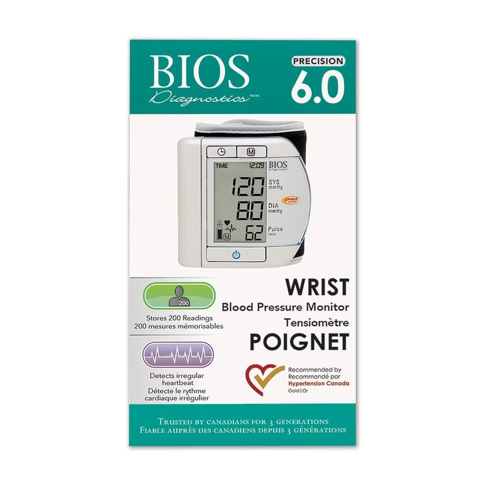 Bios Wrist Blood Pressure Monitor 6.0 W100