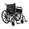 Drive Medical Drive Sentra EC Heavy Duty Wheelchair Detachable Full Arm (DFA) Foot Plates (SF) 450lbs