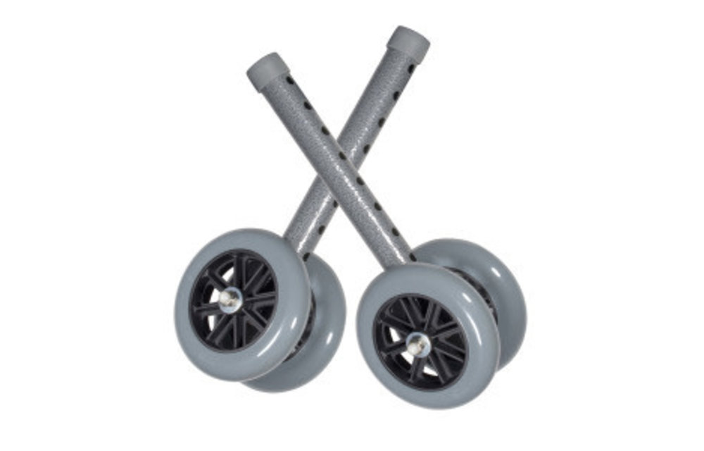 Drive Universal Walker Wheels 350lbs Pair/bx