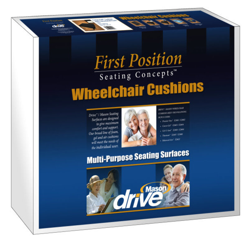 DRV-Drive Medical Drive Medical Balanced Aire Adjustable Skin Protective Cushion