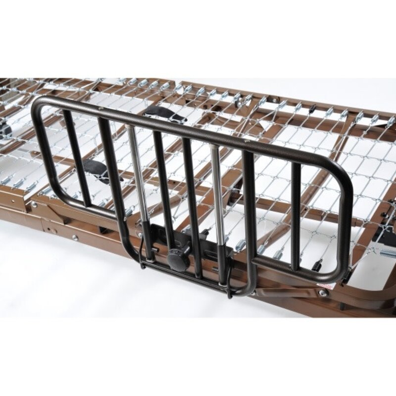 DRV-Drive Medical Drive Medical Half Length Side Bed Rails Vein Finish