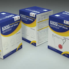 SSNM-Shandong Shengquan New Materials KN95 Protective Face Mask Ear Loop and Ear Savers 10/bg