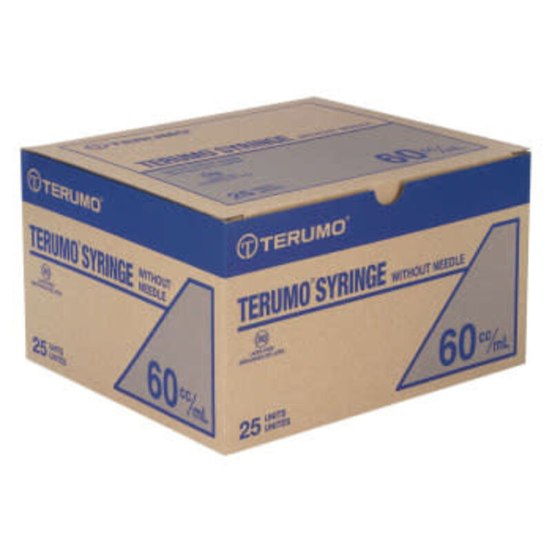 TRMO-Terumo Terumo Sterile Syringe only Luer Lock 60ml 25/bx