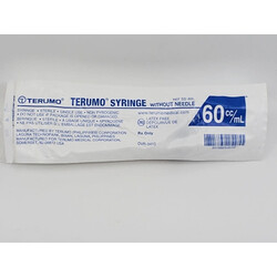TRMO-Terumo Terumo Sterile Syringe only Luer Lock 60ml Single