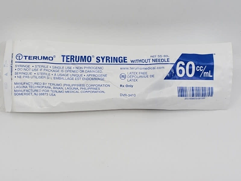 TRMO-Terumo Terumo Sterile Syringe only Luer Lock 60ml Single