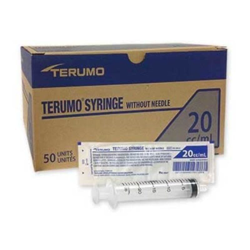 TRMO-Terumo Terumo Sterile Syringe only Luer Lock 20ml 50/bx