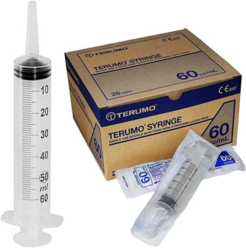 TRMO-Terumo Terumo Sterile Syringe only Catheter Tip 60ml Single