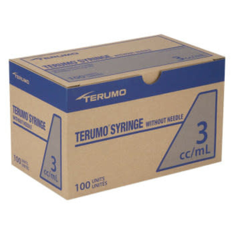 TRMO-Terumo Terumo Sterile Syringe only Luer Taper Slip Tip 100/bx