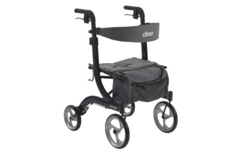 Drive Nitro Aluminum Rollator 10" Casters