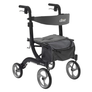 Drive Nitro Aluminum Rollator 10" Casters