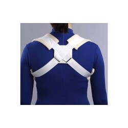 OTC - Airway Surgical OTC Figure-8 Clavicle Strap White