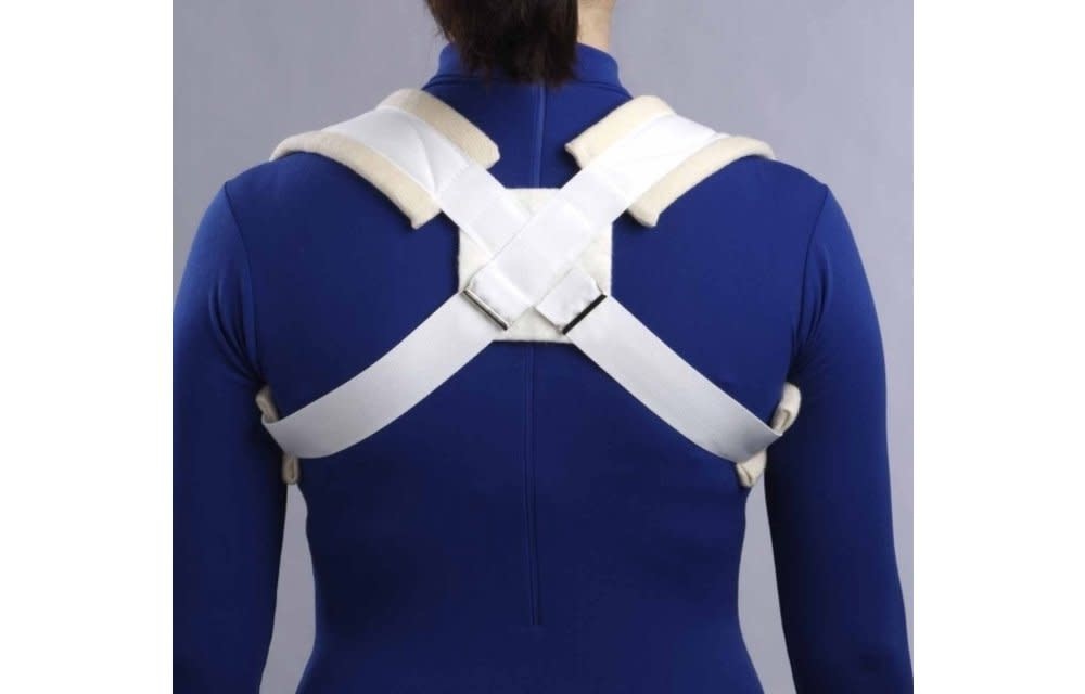 OTC - Airway Surgical OTC Figure-8 Clavicle Strap White