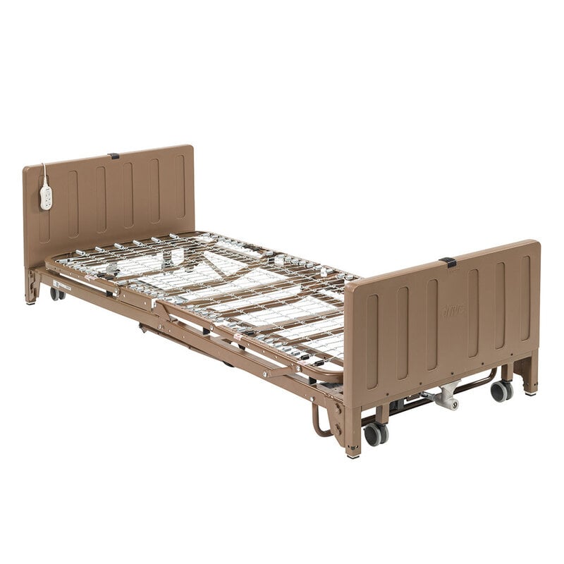 DRV-Drive Medical Drive Medical Hospital Low Height Bed Package w/Full Rails