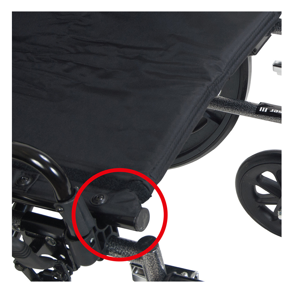 DRV-Drive Medical Viper Plus Reclining Wheelchair Detachable Desk Arm Seat Width