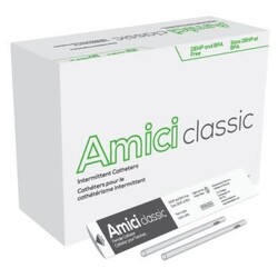 Ostomy Essentials Amici Classic Male Intermittent Catheters 16in Bx/100