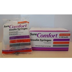 SC-Sure Comfort Sure Comfort Insulin Syringes 100/bx