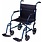 Carex Carex  Classics Steel Frame Transport Chair 300 lbs Weight Capacity Black Upholstery