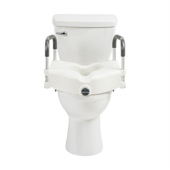 DRV-Drive Medical PreserveTech Secure Lock Raised Toilet Seat