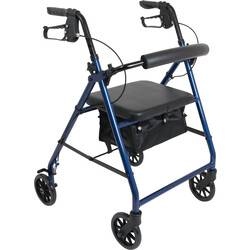 PRB - Probasics Aluminum Rollator 6" Wheels 300 LB Weight Capacity