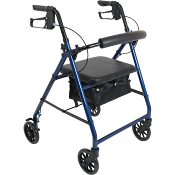 Probasics Aluminum Rollator 6" Wheels 300 LB Weight Capacity