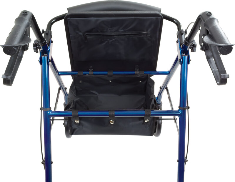 PRB - Probasics Aluminum Rollator 6" Wheels 300 LB Weight Capacity