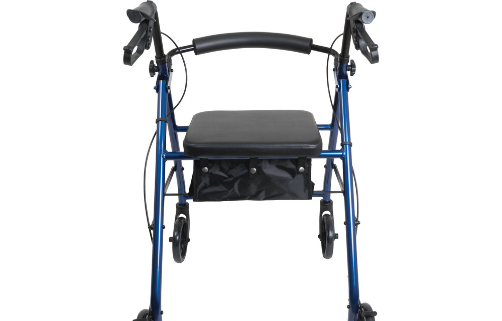 Aluminum Rollator 6" Wheels 300 LB Weight Capacity