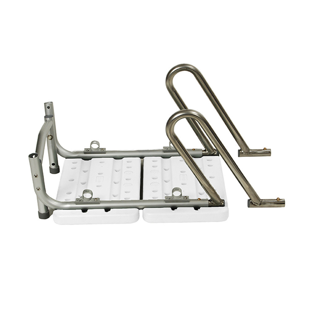 DRV-Drive Medical Drive Splash Defense Transfer Bench w/Curtain Guard 400lbs