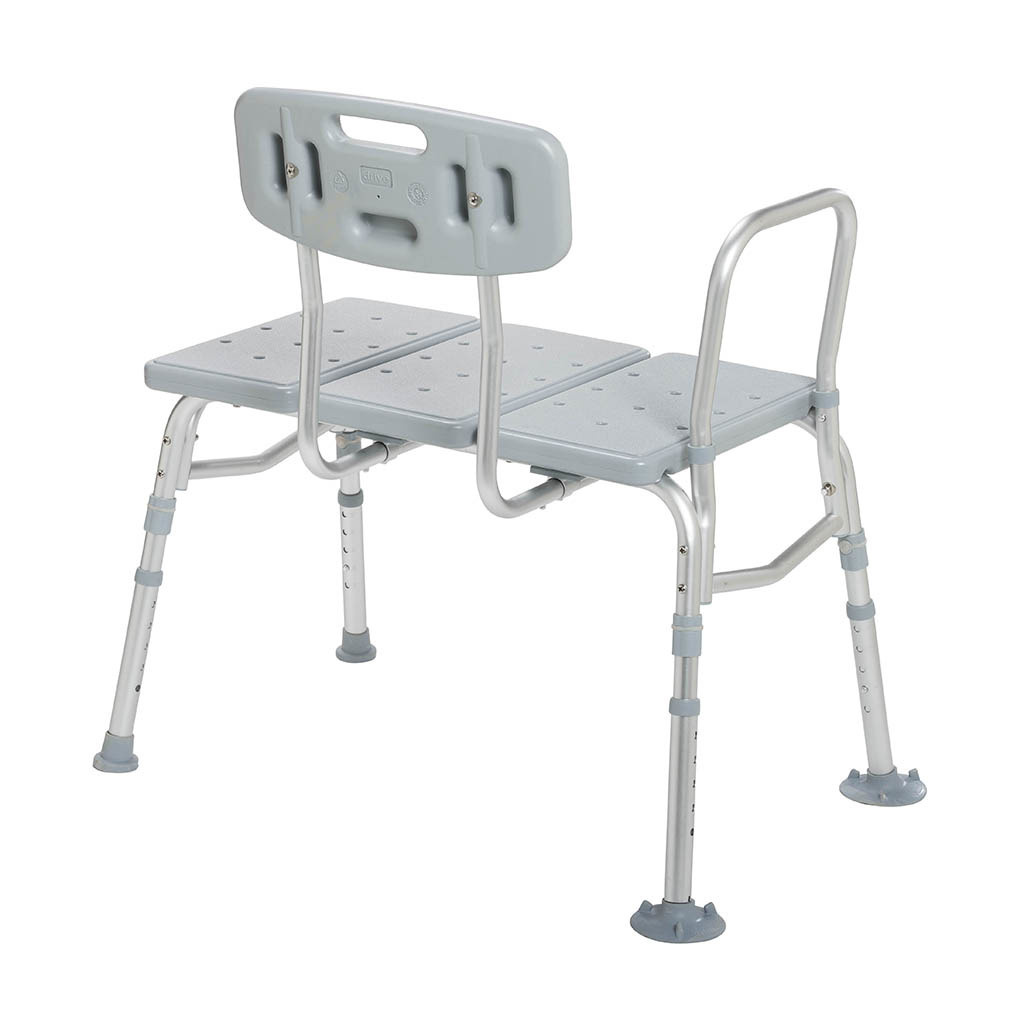 DRV-Drive Medical Three Piece Drive Tub Transfer Bench 400lbs