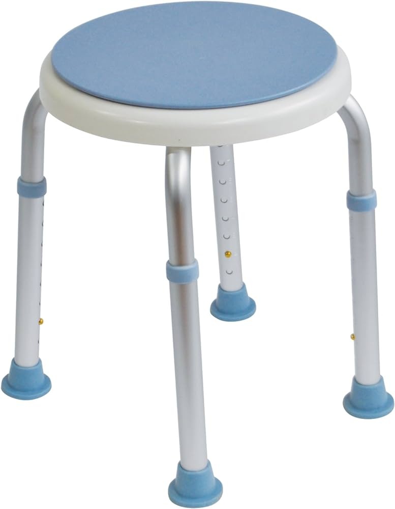 EVO - Evolution Aria Bath Stool W/ Silicone Seat 300lbs
