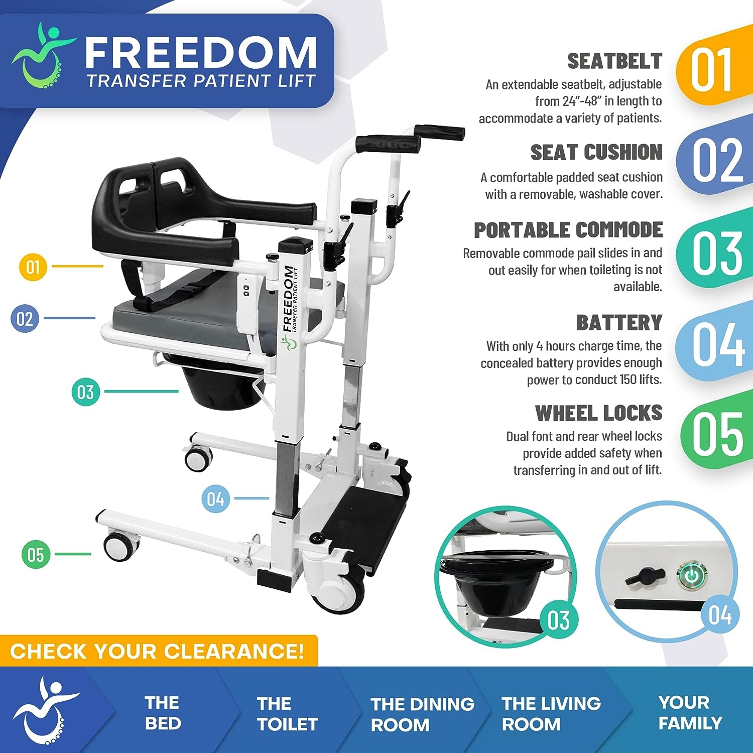 FTL-Freedom Transfer Lift Freedom Transfer Patient Lift