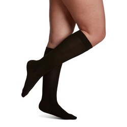 SGV-SIGVARIS Women Casual Cotton Knee High Socks 15-20mmHg