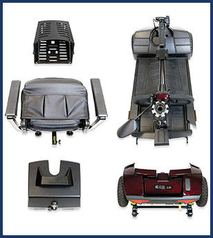 AMY-Amylior Amylior Gs100 Mobility Travel Scooter 300lbs