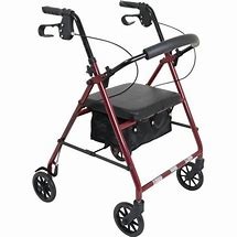 PRB - Probasics Aluminum Rollator 6" Wheels 300 LB Weight Capacity