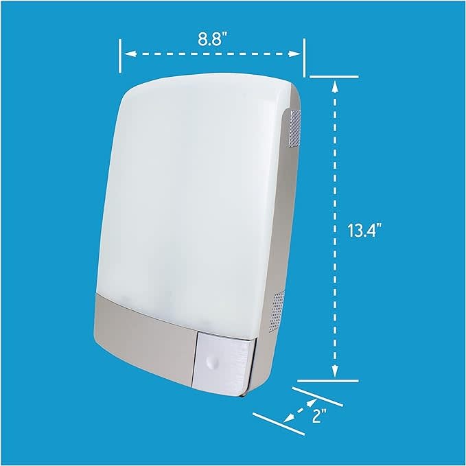 CRX-Carex Carex Sunlite Bright Light Therapy Lamp Silver P80100