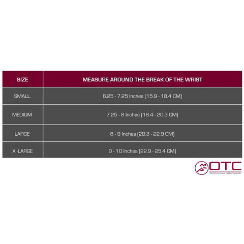 OTC - Airway Surgical OTC Wrist Thumb Splint 6" Right
