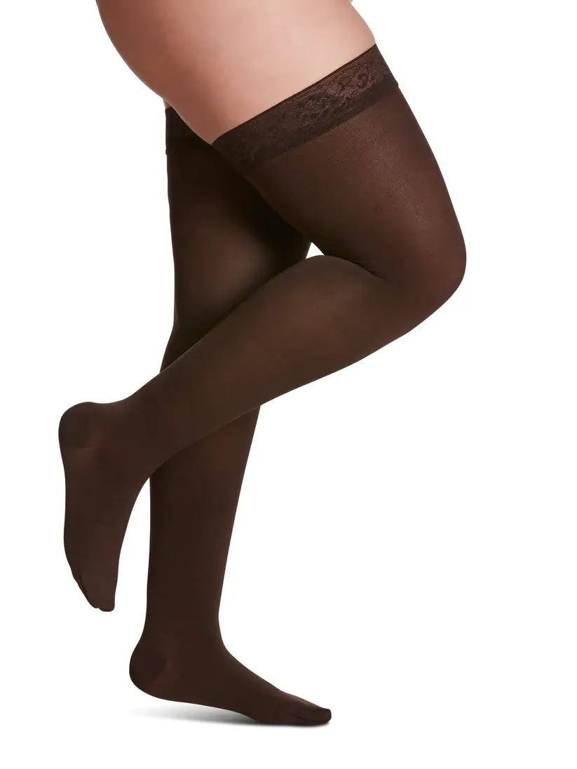 SGV-SIGVARIS Style Soft Opaque Thigh High for Women's 20-30mmHg