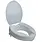PCP Medical PCP Molded Raised Toilet Seat with Lid Height 2" for Elongated