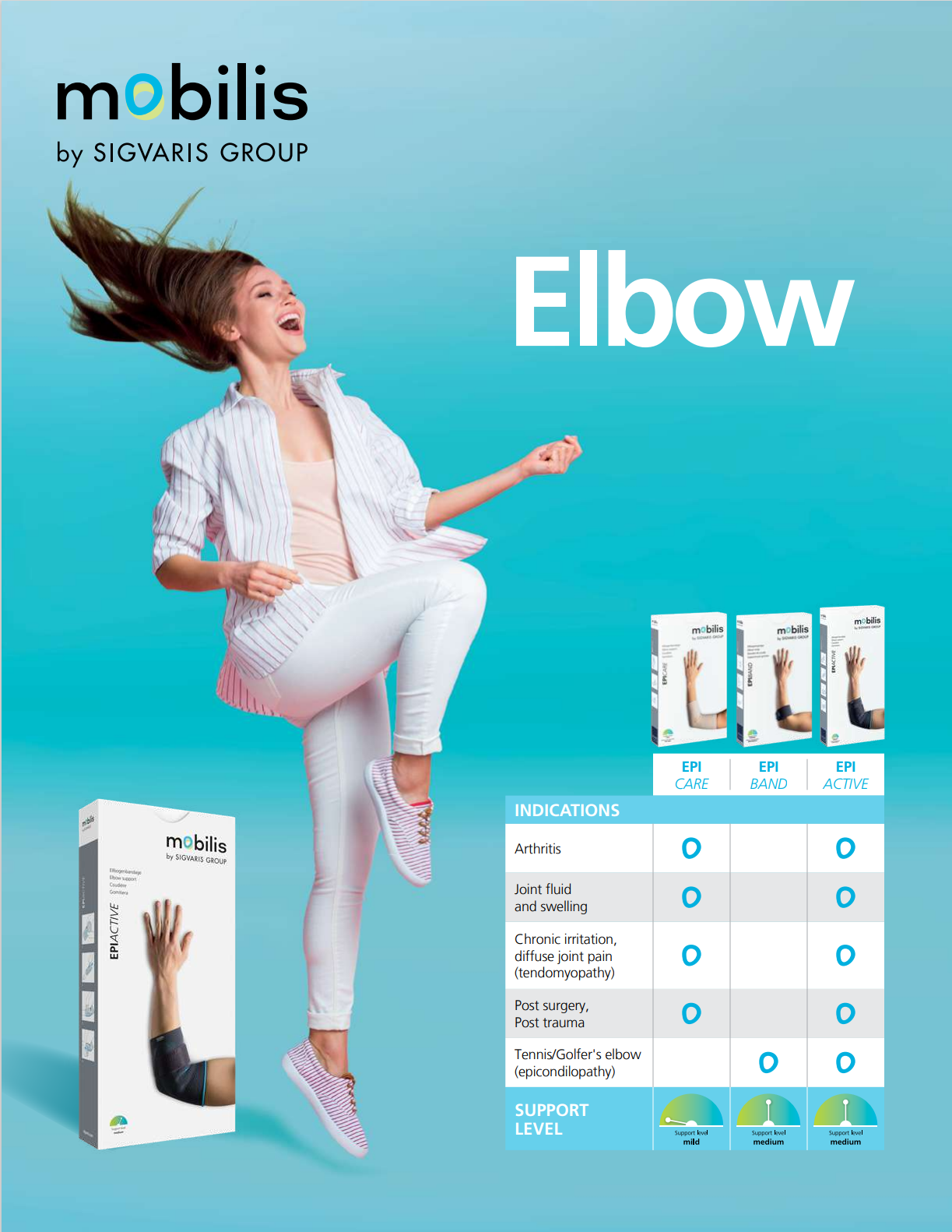 Mobilis MOBILIS EpiActive Elbow Brace