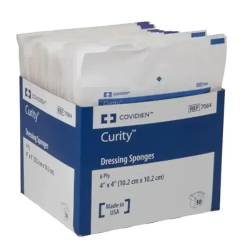 COV-Covidien Curity PNon-Woven All Purpose Sponge  4"X 4"6 Ply Bx/50