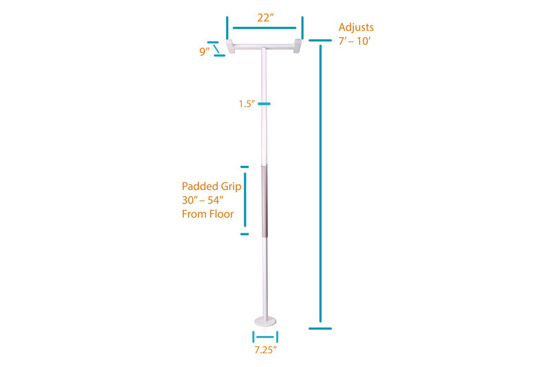 STNDR-Stander Security Pole Transfer Pole-White