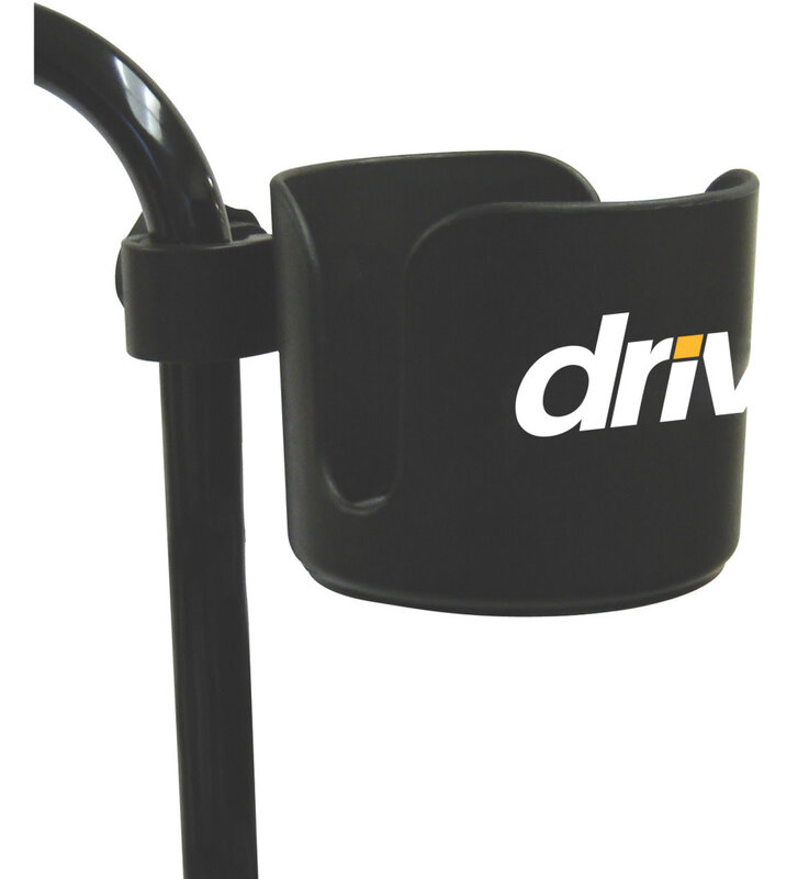DRV-Drive Medical Drive Universal Cup Holder for Transport Wheelchairs Walkers