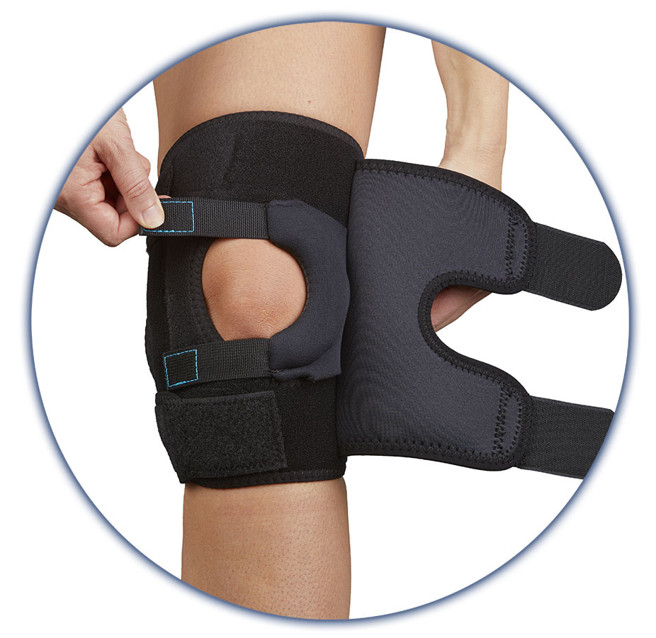 MDC-MedSpec Dynatrack Plus Patella Stabilizer W/Plastic Hinges - Coolflex