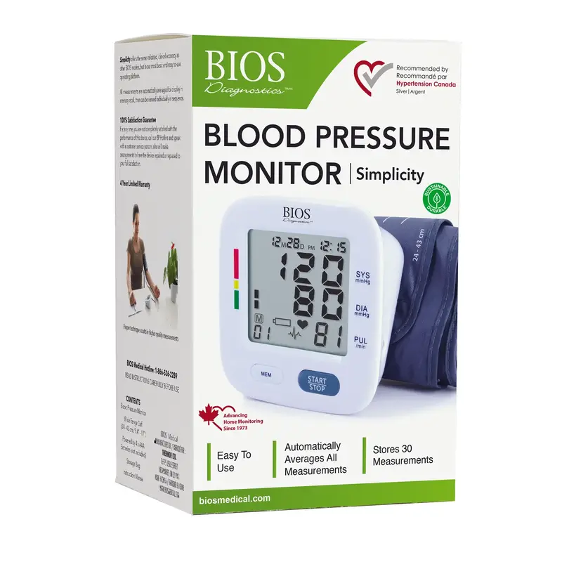 BOS-BIOS BIOS Automatic Blood Pressure Monitor
