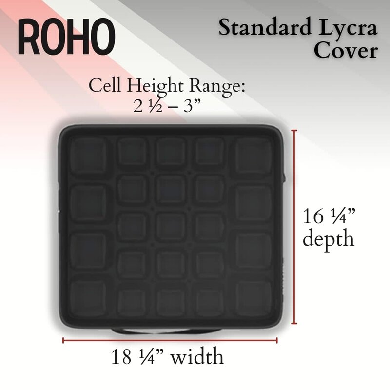 ROHO Roho Mosaic Wheelchair Seat Cushion - Med Supplies